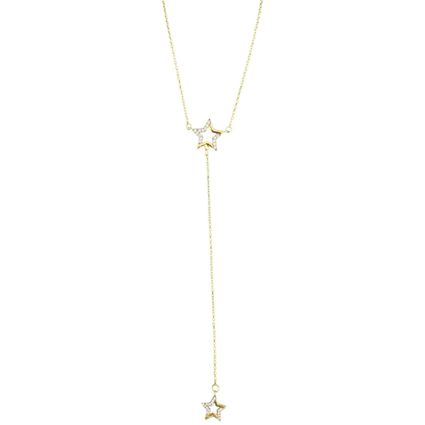 Candi Glow Necklace with Zircon Star Charms
