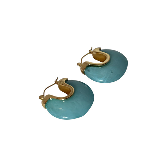 Aqua Drop Earrings