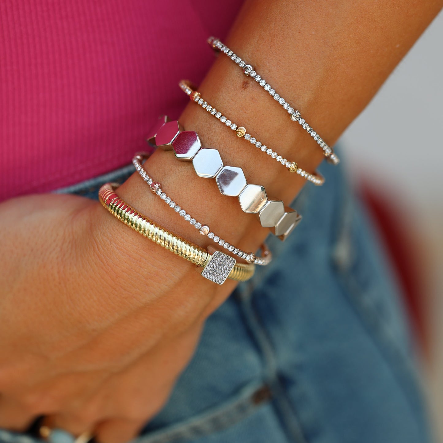 FlexiGleam Trio Bracelet Set