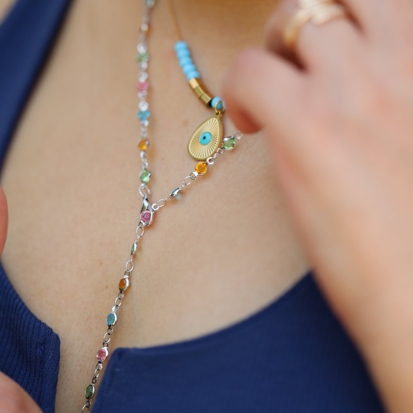Mira Y Necklace