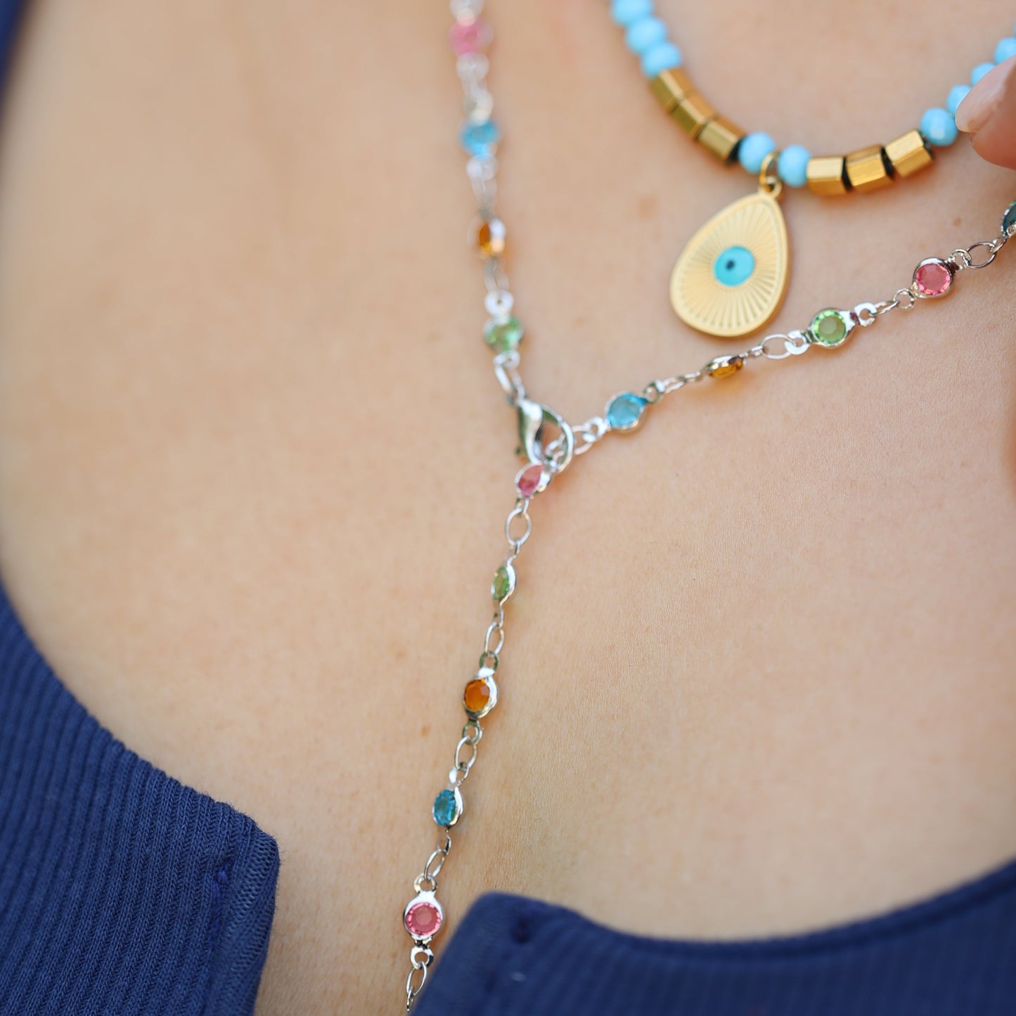 Mira Y Necklace