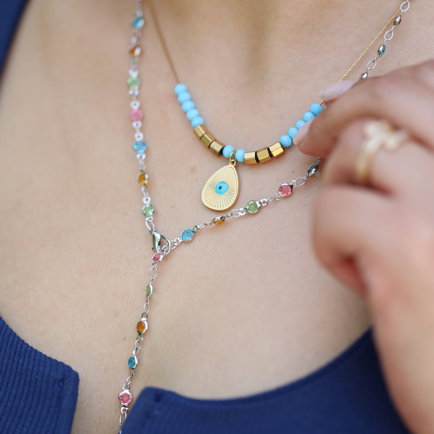 Mira Y Necklace