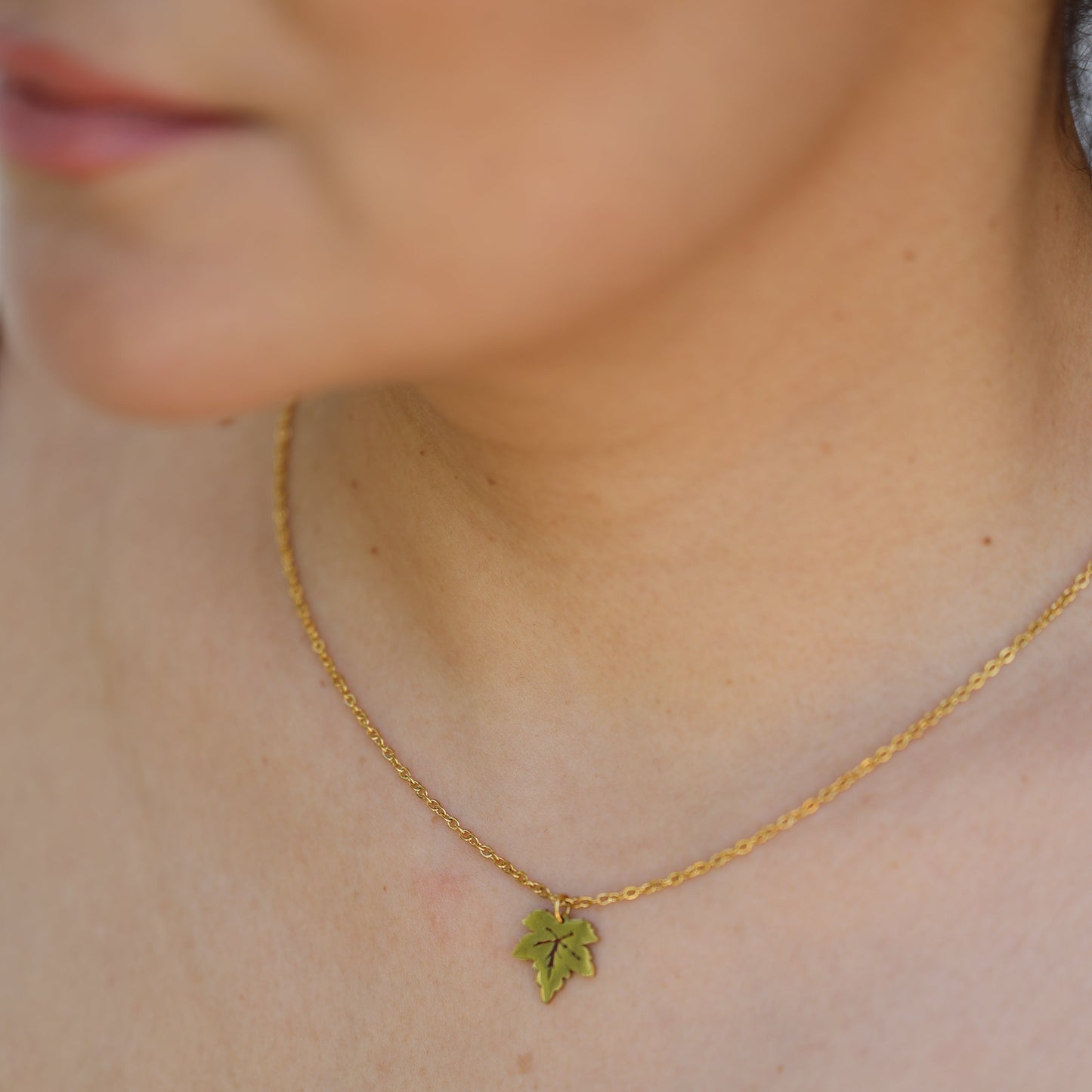 Maple Charm Necklace