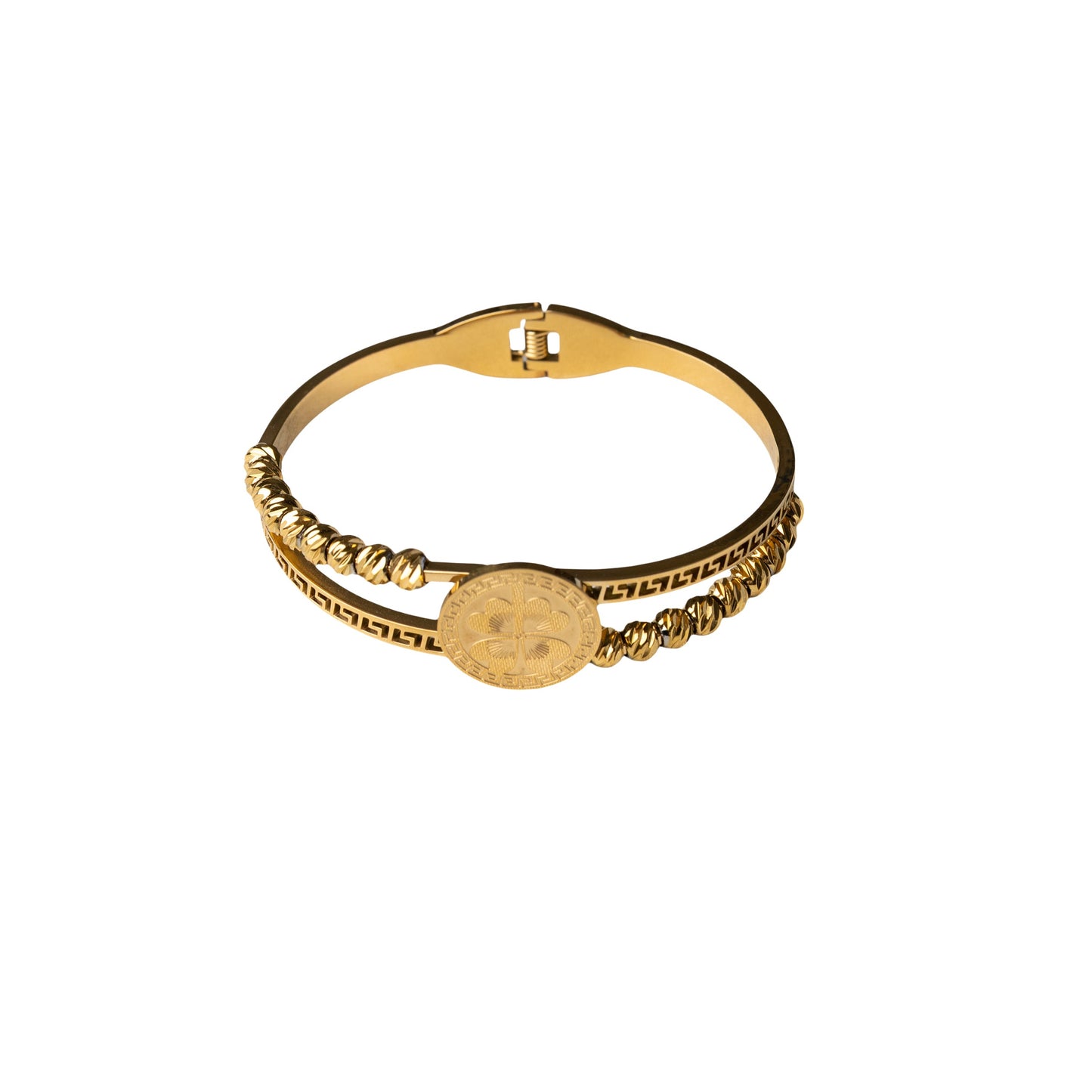 Golden Trace Cuff Bracelet
