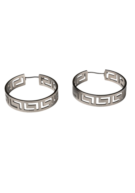 Maze Hoop Earrings