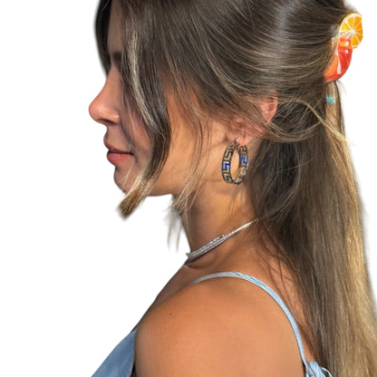 Maze Hoop Earrings