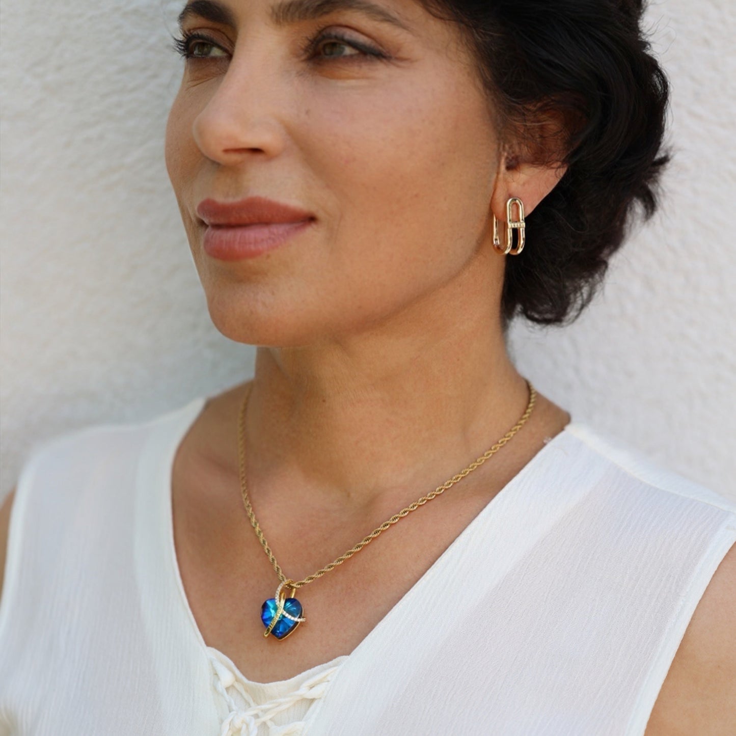 Ocean Heart Necklace