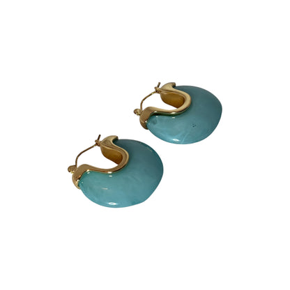 Aqua Drop Earrings