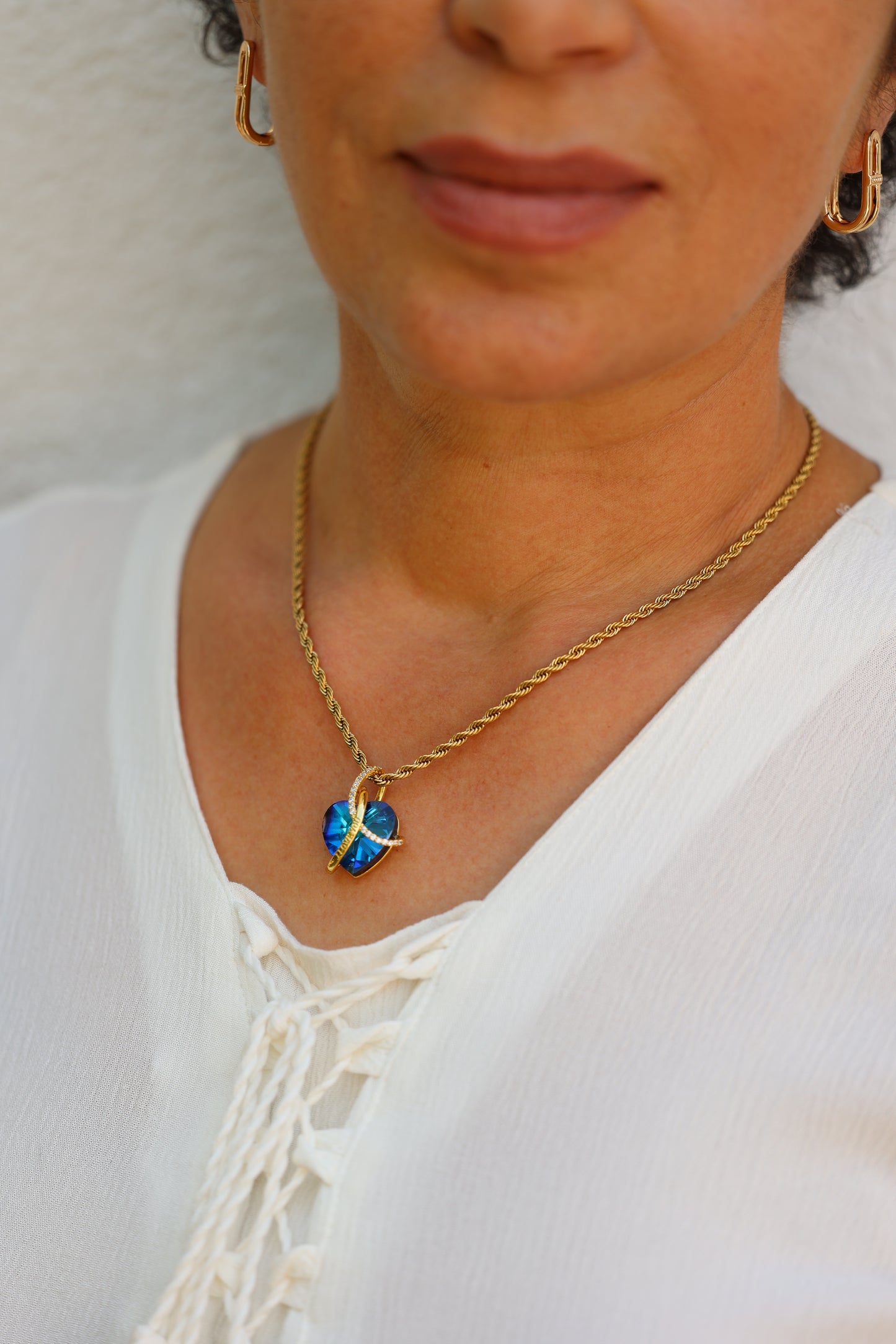 Ocean Heart Necklace