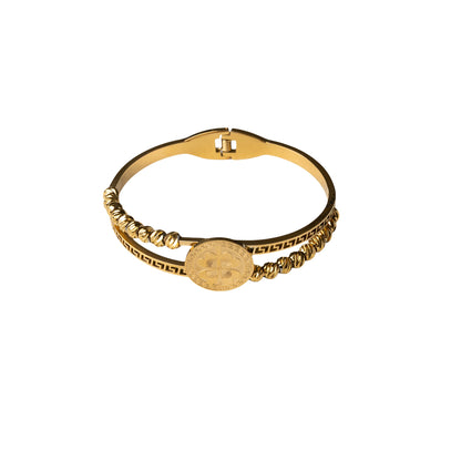 Golden Trace Cuff Bracelet