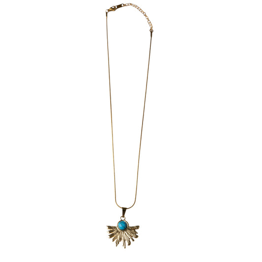 Aqua Ray Necklace